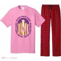 No One Fights Alone Breast Cancer Pajama Set thumb 0