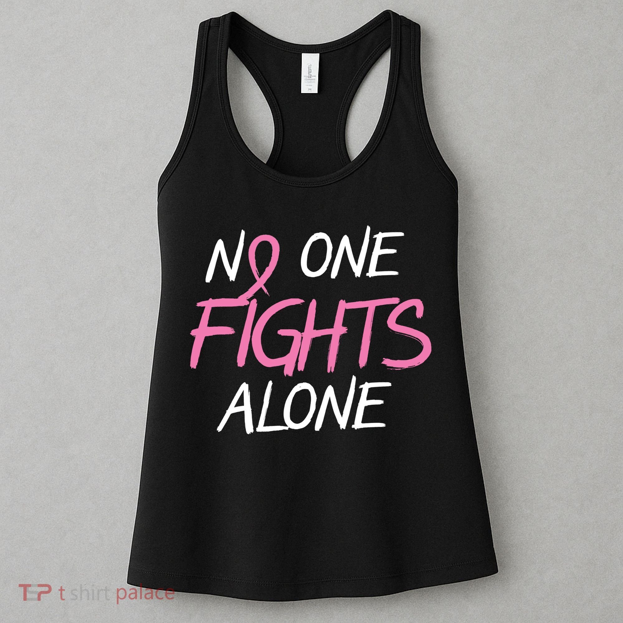 No One Fights Alone Breast Cancer Women's Tank Top