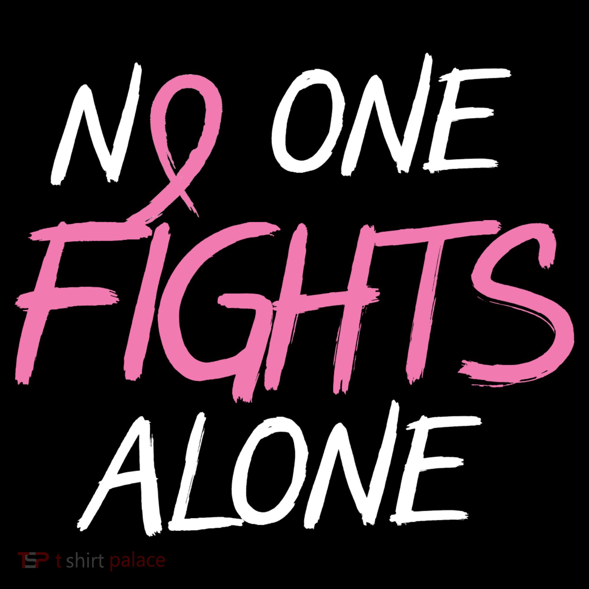 No One Fights Alone Breast Cancer Women's Tank Top