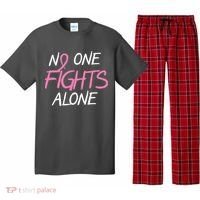 No One Fights Alone Breast Cancer Pajama Set thumb 0