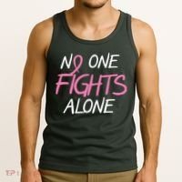 No One Fights Alone Breast Cancer Tank Top thumb 3