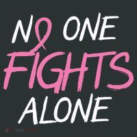 No One Fights Alone Breast Cancer Kids Hoodie thumb 5