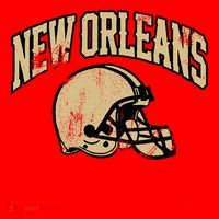 New Orleans Football Santa Hat thumb 1