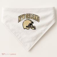 New Orleans Football USA-Made Doggie Bandana thumb 0