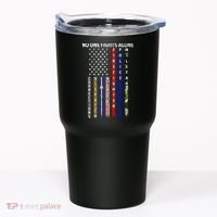 No One Fight Alone USA Flag Tumbler thumb 0