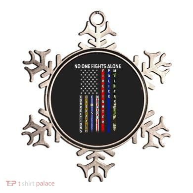 No One Fight Alone USA Flag Ornament