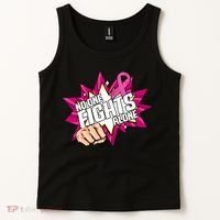 No One Fights Alone Breast Cancer Awareness Tank Top thumb 2