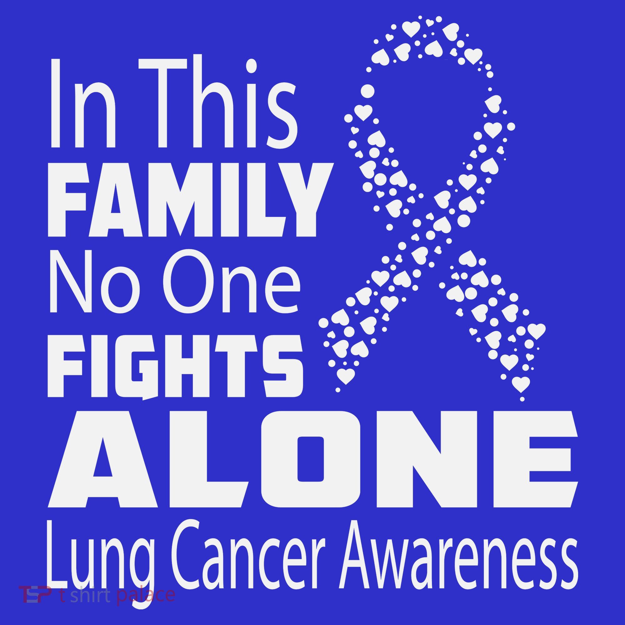 No One Fights Alone Lung Cancer Awareness Baby Bodysuit