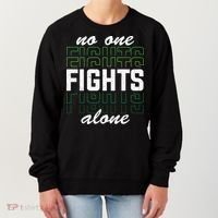 No One Fights Alone Mental Health Awareness Women's Sweatshirt thumb 0