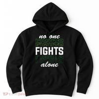 No One Fights Alone Mental Health Awareness Hoodie thumb 0