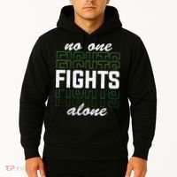 No One Fights Alone Mental Health Awareness Hoodie thumb 2