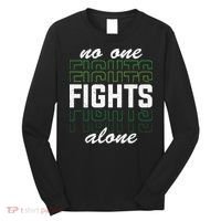 No One Fights Alone Mental Health Awareness Long Sleeve Shirt thumb 0