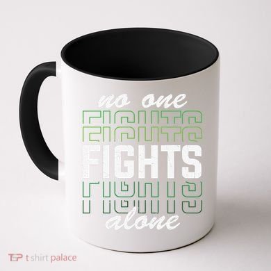No One Fights Alone Mental Health Awareness Coffee Mug