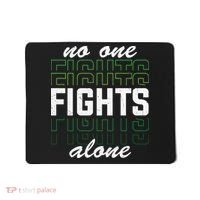 No One Fights Alone Mental Health Awareness Mousepad thumb 0