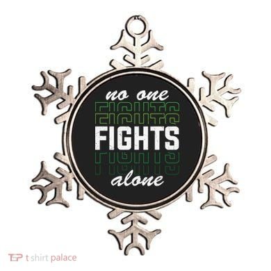 No One Fights Alone Mental Health Awareness Ornament