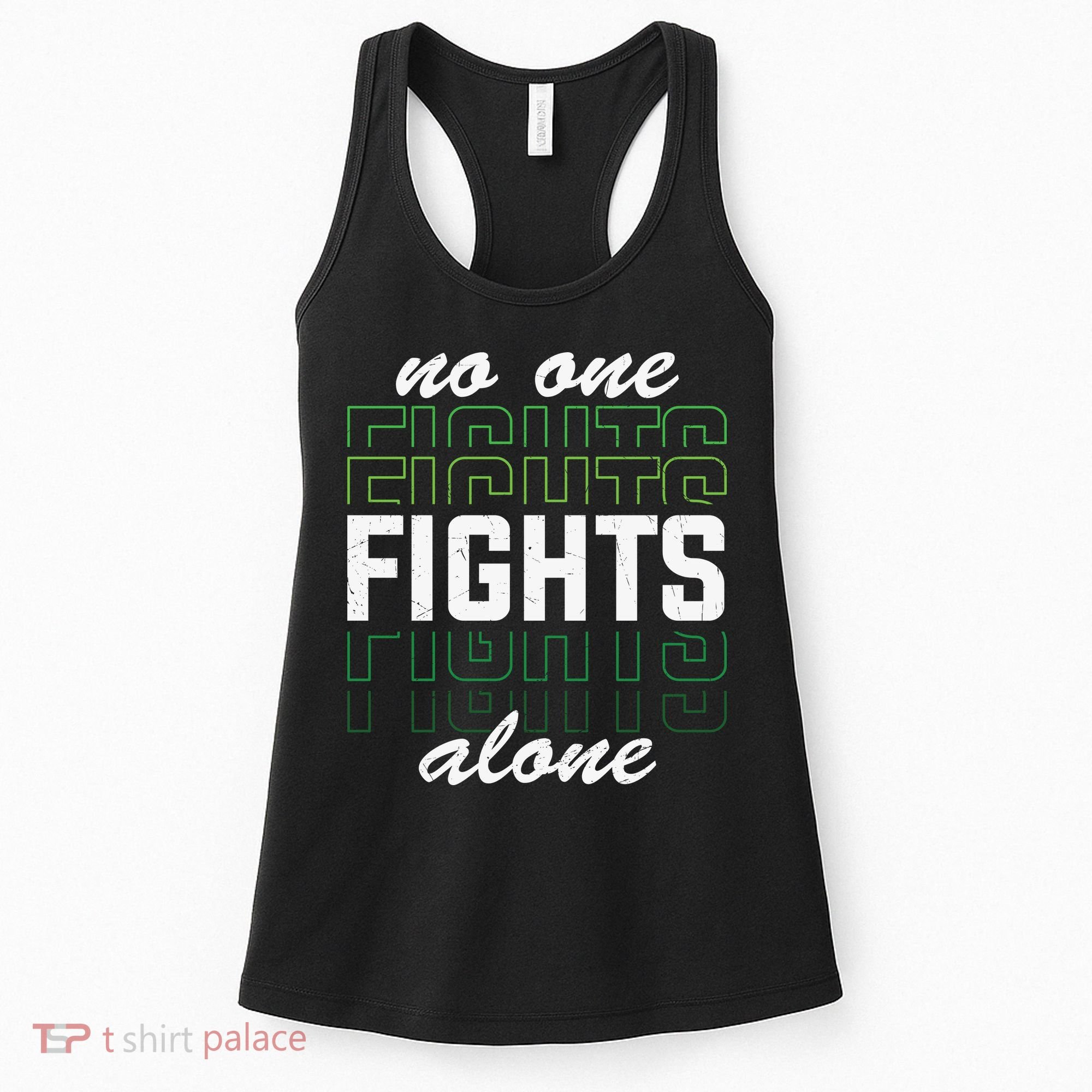 No One Fights Alone Mental Health Awareness Women's Tank Top