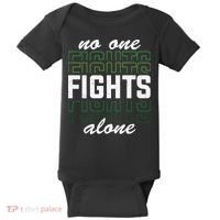 No One Fights Alone Mental Health Awareness Baby Bodysuit thumb 0