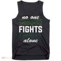 No One Fights Alone Mental Health Awareness Tank Top thumb 0