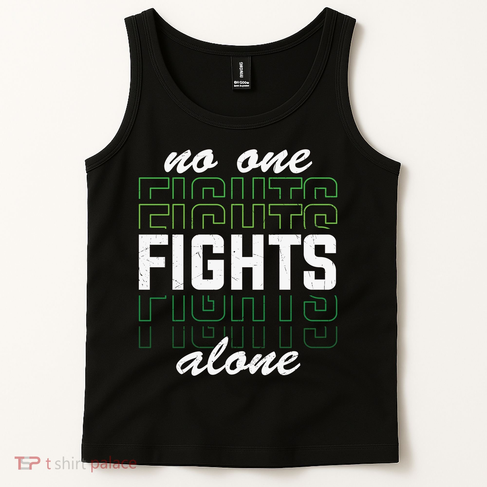 No One Fights Alone Mental Health Awareness Tank Top