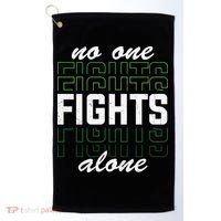 No One Fights Alone Mental Health Awareness Golf Towel thumb 0