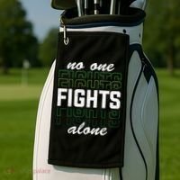No One Fights Alone Mental Health Awareness Golf Towel thumb 2