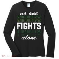 No One Fights Alone Mental Health Awareness Women's Long Sleeve Shirt thumb 0