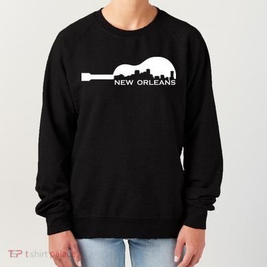 New Orleans Guitar Skyline Women's Sweatshirt