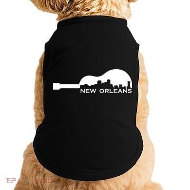 New Orleans Guitar Skyline Doggie Tank