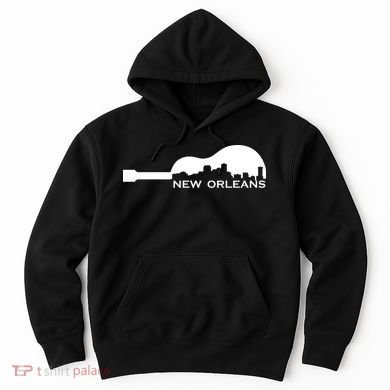 New Orleans Guitar Skyline Hoodie