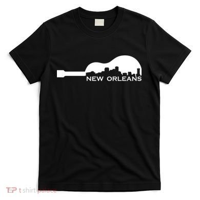 New Orleans Guitar Skyline T-Shirt