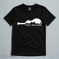 New Orleans Guitar Skyline T-Shirt thumb 5