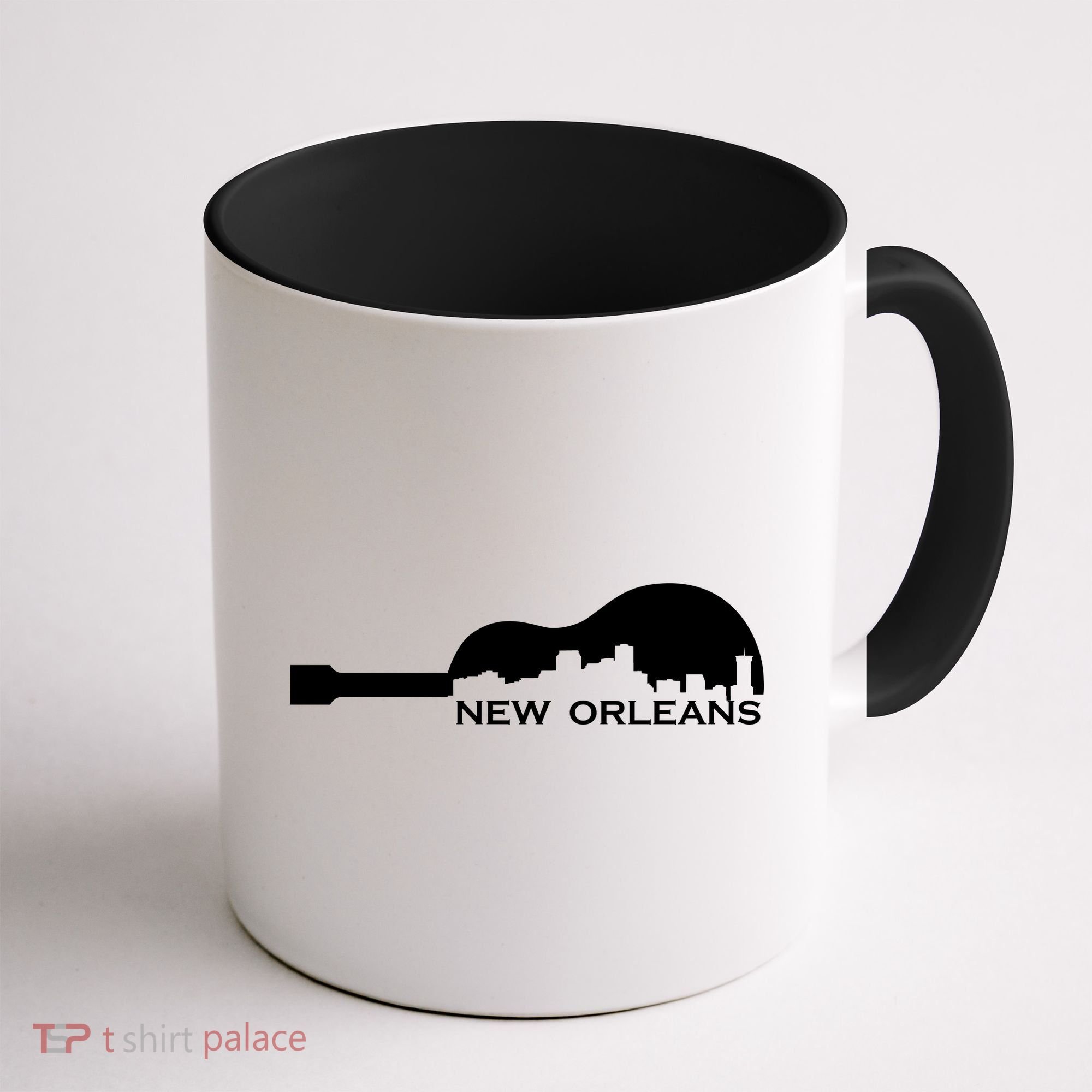 New Orleans Guitar Skyline Coffee Mug