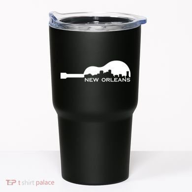 New Orleans Guitar Skyline Tumbler