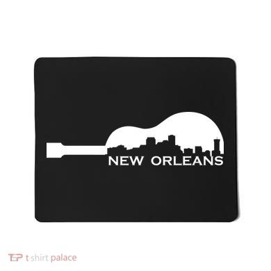 New Orleans Guitar Skyline Mousepad