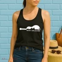 New Orleans Guitar Skyline Women's Tank Top thumb 2