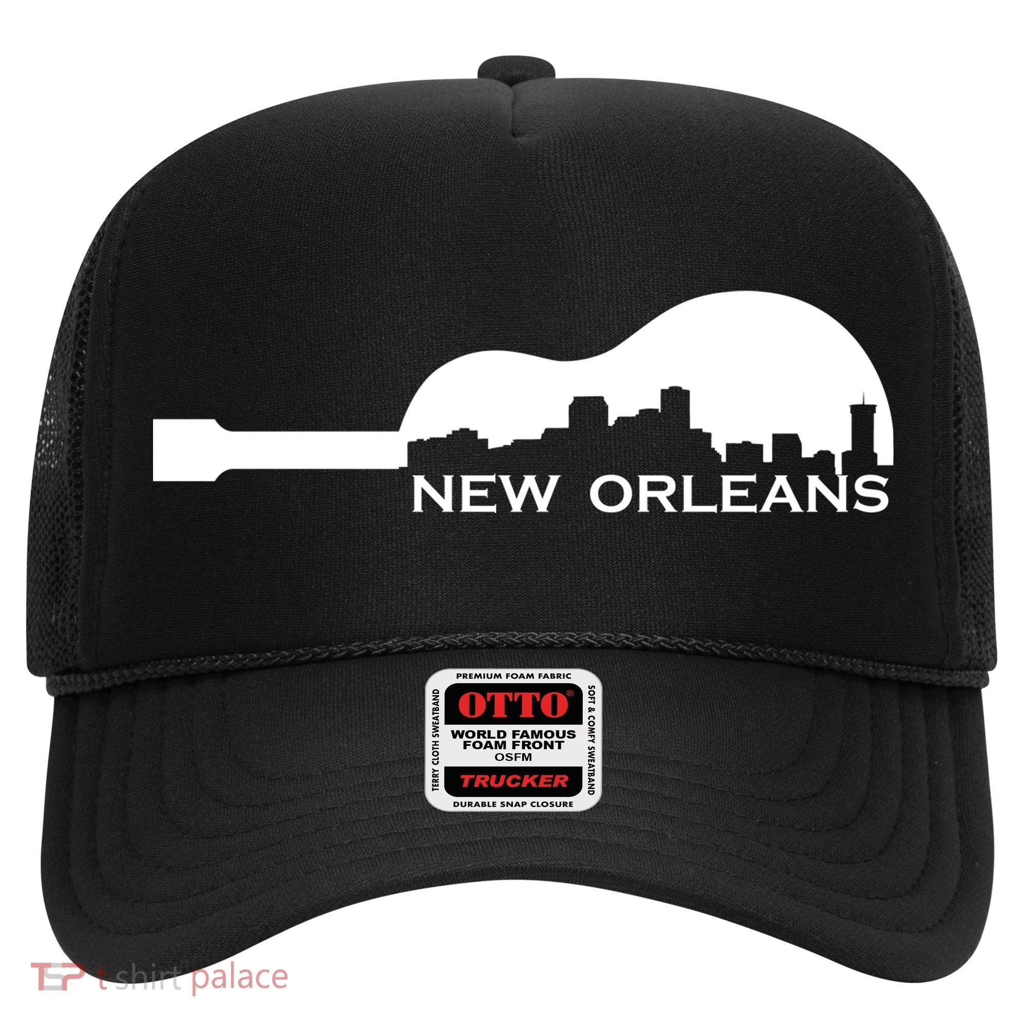New Orleans Guitar Skyline Hat