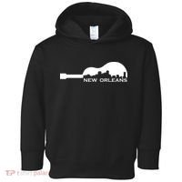 New Orleans Guitar Skyline Toddler Hoodie thumb 0