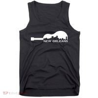 New Orleans Guitar Skyline Tank Top thumb 0
