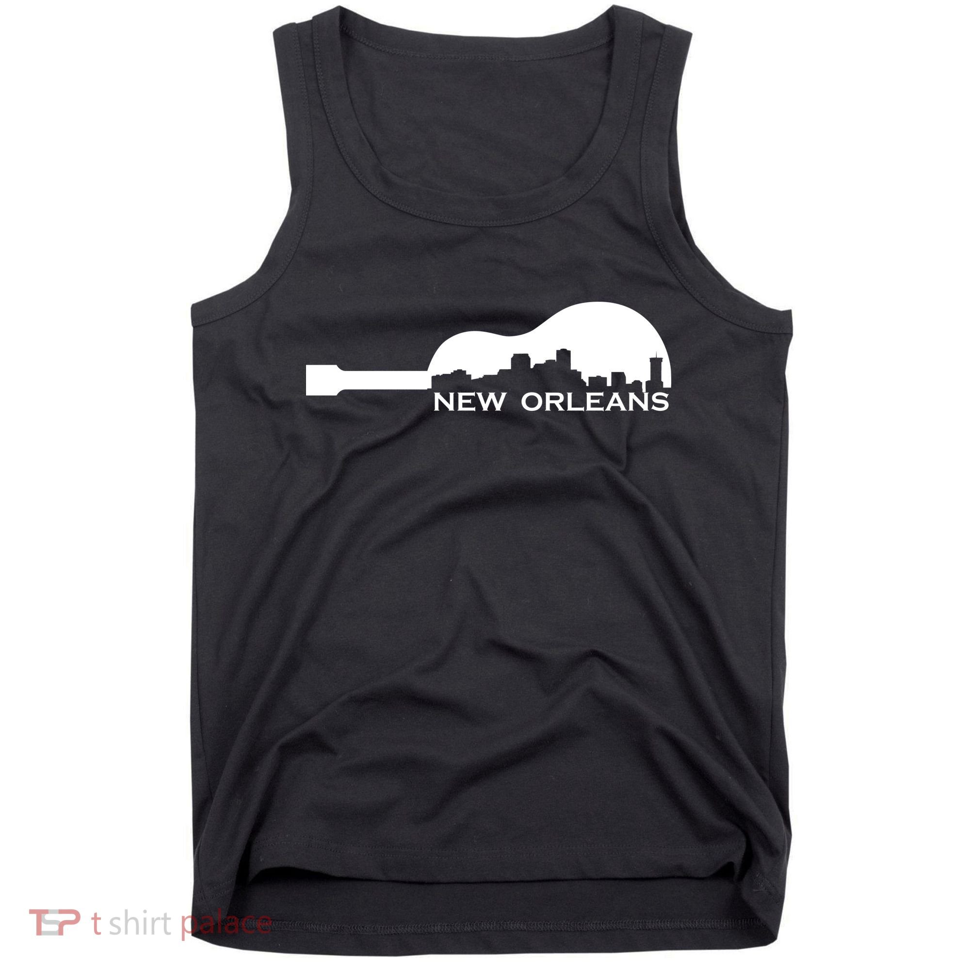 New Orleans Guitar Skyline Tank Top