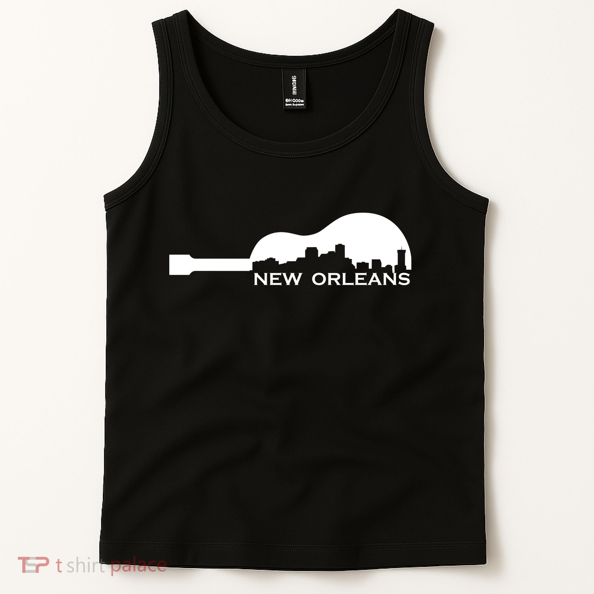 New Orleans Guitar Skyline Tank Top