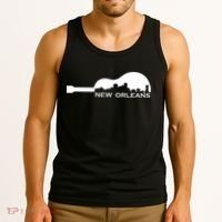 New Orleans Guitar Skyline Tank Top thumb 3