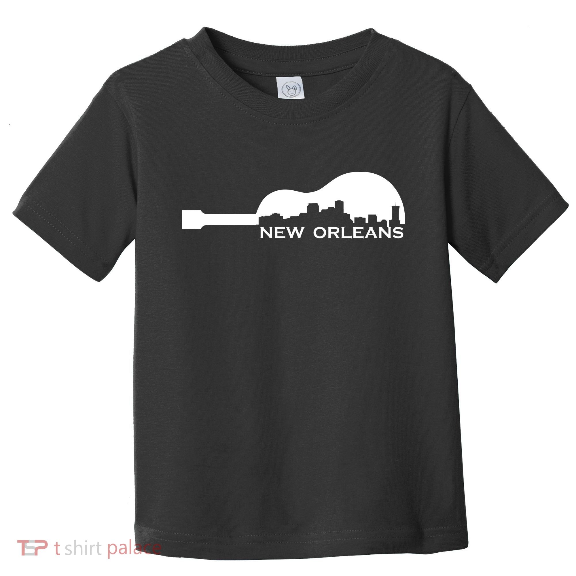 New Orleans Guitar Skyline Toddler T-Shirt