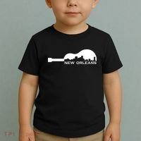 New Orleans Guitar Skyline Toddler T-Shirt thumb 2
