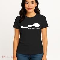 New Orleans Guitar Skyline Women's T-Shirt thumb 4