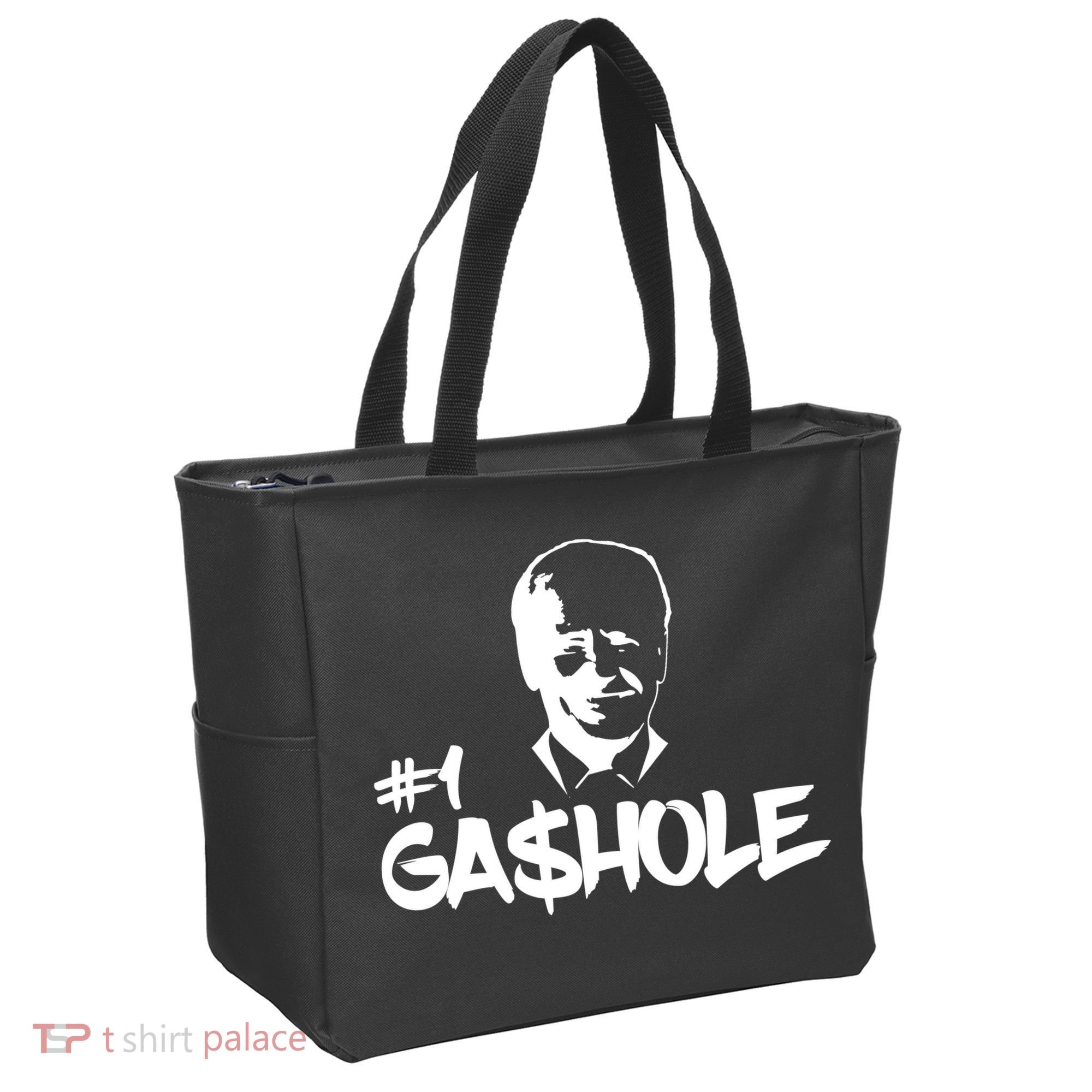 Number One Gashole Funny Joe Biden Tote Bag
