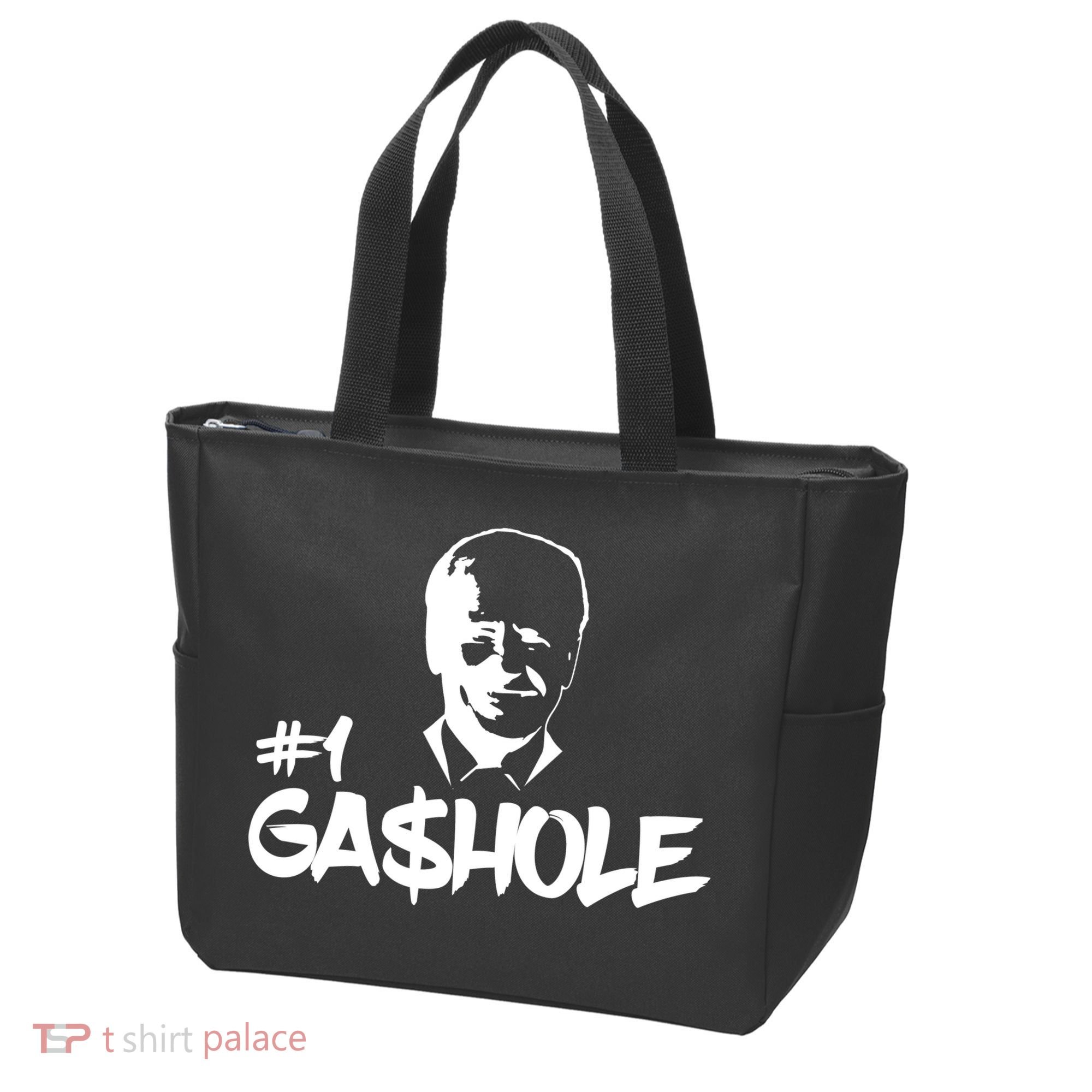 Number One Gashole Funny Joe Biden Tote Bag