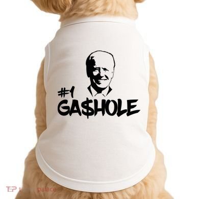 Number One Gashole Funny Joe Biden Doggie Tank