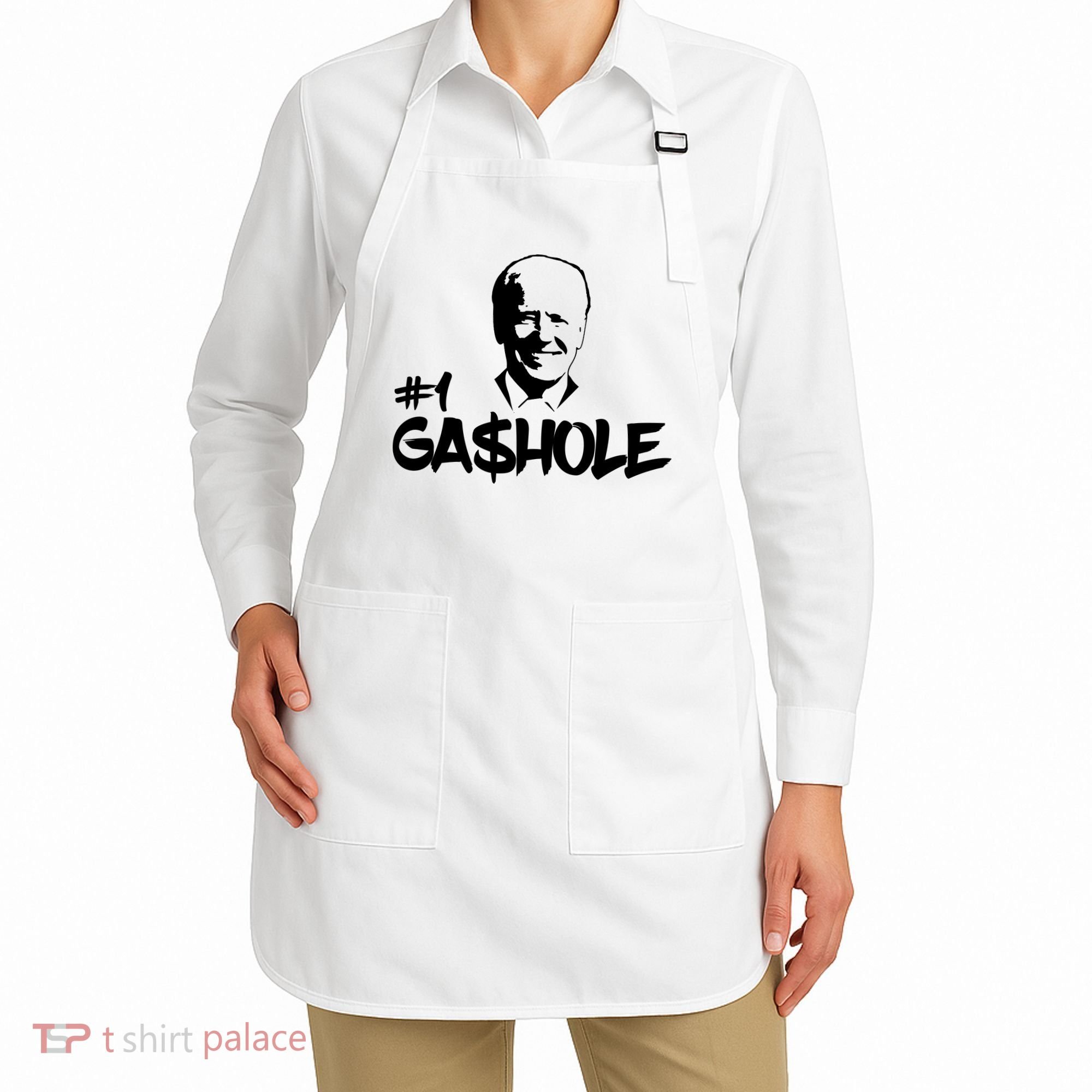 Number One Gashole Funny Joe Biden Apron