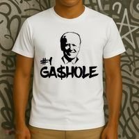 Number One Gashole Funny Joe Biden T-Shirt thumb 3