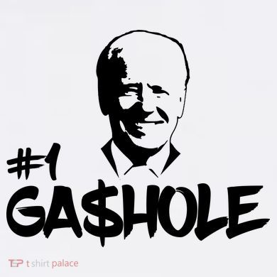 Number One Gashole Funny Joe Biden Crop Fleece Hoodie